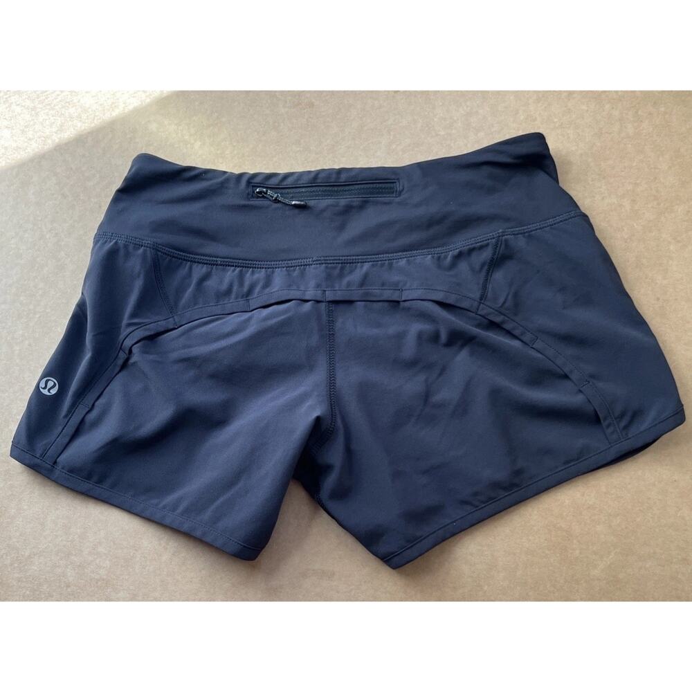 Lululemon Speed Up Short 4” Low Rise Lined Black Size 2 - Picture 9 of 11